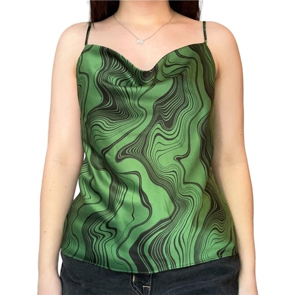 Dynamite Satin Cowl-neck Camisole - Picture 2 of 4